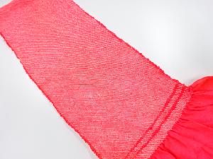 正絹　振袖用　絞り　帯揚げ